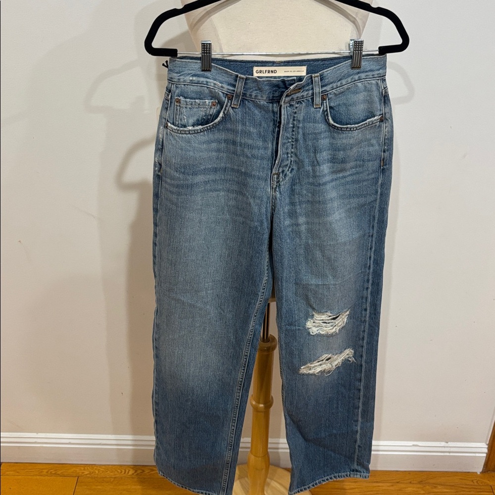 GRLFRND Bella Low Rise Boyfriend in West Village, Size: 25 - Picture 5 of 9